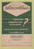 Matchbook Cover - Cash & Carry Lumber Chattanooga TN 40 Strike