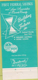 Matchbook Cover - First Federal Bank Kissimmee St Cloud FL 30 Strike