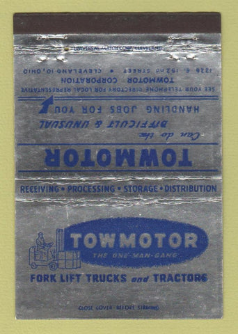 Matchbook Cover - Towmotor Fork Lifts Cleveland OH WEAR 40 Strike
