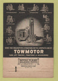 Matchbook Cover - Towmotor Fork Lifts Cleveland OH WEAR 40 Strike