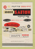 Matchbook Cover - Haley's Dodge Plymouth Washington DC 40 Strike