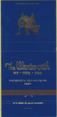 Matchbook Cover - The Wentworth By the Sea Portsmouth NH 30 Strike