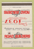 Matchbook Cover International Harvester Tractors Memphis Union City TN 40 Strike