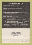 Matchbook Cover International Harvester Tractors Memphis Union City TN 40 Strike