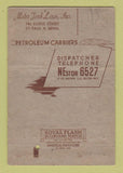 Matchbook Cover - Motor Tank Lines Trucking oil gas St Paul MN WORN 40 Strike