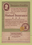 Matchbook Cover - Mutual Insurance Troy Nichols Monroe LA WEAR 40 Strike