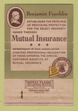 Matchbook Cover - Mutual Insurance Thomas Cox North Little Rock AR 40 Strike