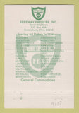 Matchbook Cover - Freeway Express Trucking Greensburg OH 40 Strike