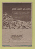 Matchbook Cover - Vogue Laundry Cleaners Miami Beach FL 40 Strike