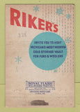 Matchbook Cover - Riker's Cleaners Lansing MI WEAR 40 Strike