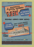 Matchbook Cover - Ned's Forest Vitalize Cleaning Detroit MI 40 Strike