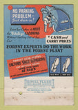 Matchbook Cover - Ned's Forest Vitalize Cleaning Detroit MI 40 Strike