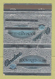 Matchbook Cover - Carolina Loom Reed Greensboro NC 40 Strike
