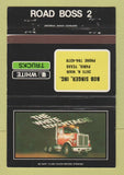 Matchbook Cover - White Semi Trucks Bob Singer Paris TX 40 Strike