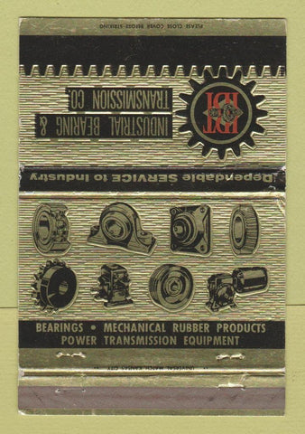 Matchbook Cover - Industrial Bearing and Transmission Kansas City MO 40 Strike