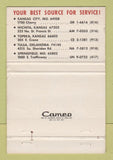 Matchbook Cover - Industrial Bearing and Transmission Kansas City MO 40 Strike