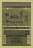 Matchbook Cover - American Pulley William Pike Detroit MI 40 Strike