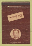 Matchbook Cover - Bert Ingram oil gas asphalt Clayton MO 40 Strike
