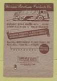 Matchbook Cover - Bert Ingram oil gas asphalt Clayton MO 40 Strike