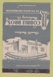 Matchbook Cover - Cobble Bros Machinery Chattanooga TN WEAR 40 Strike