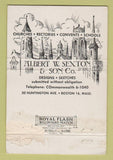 Matchbook Cover - Albert Sexton Decorators Boston MA WEAR 40 Strike
