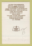 Matchbook Cover - Peninsular Diesel Allison Center Dearborn MI 40 Strike
