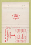 Matchbook Cover - Grant Bank Sheridan AR Razorbacks Schedule 40 Strike