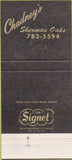Matchbook Cover - Chadney's Sherman Oaks CA 30 Strike