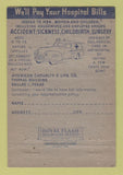 Matchbook Cover - American Casualty Life Insurance Dallas TX 40 Strike