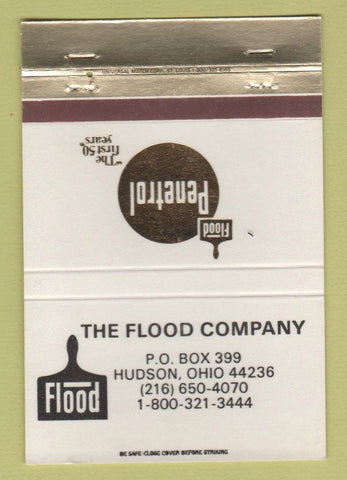 Matchbook Cover - Flood Company Penetrol Hudson OH 40 Strike