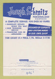 Matchbook Cover - Joseph Schmitz Hairpieces Toupee Philadelphia PA 40 Strike