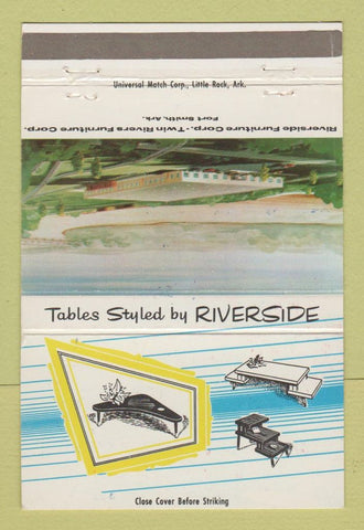 Matchbook Cover - Riverside Furniture Fort Smith AR 40 Strike