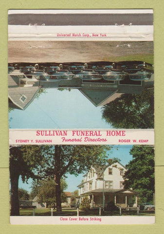 Matchbook Cover - Sullivan Funeral Home Bay Shore NY WEAR 40 Strike