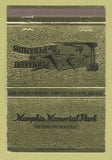 Matchbook Cover - Memphis Memorial Park TN 40 Strike