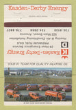 Matchbook Cover - Kasden Derby Energy Ansonia CT 40 Strike