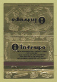 Matchbook Cover - Intrupa Fork Lift Parts Chicago IL 40 Strike