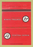Matchbook Cover - Central Screw Microdot Troy MI 40 Strike