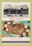 Matchbook Cover - Vermilion Bank Trust Kaplan LA 40 Strike