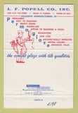 Matchbook Cover - Perma Glaze Joseph Nastav Miami FL 40 Strike