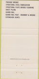 Matchbook Cover - United States Fabricators Sidney OH 30 Strike