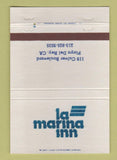Matchbook Cover - La Marina Inn Playa Del Rey CA 40 Strike