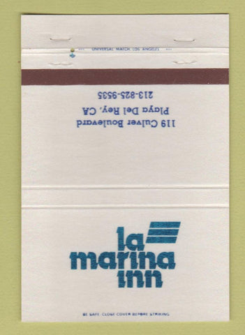 Matchbook Cover - La Marina Inn Playa Del Rey CA 40 Strike