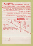 Matchbook Cover - Lee's Restaurant Tiki Clifton NJ 40 Strike