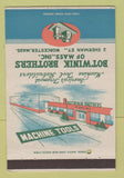 Matchbook Cover - Botwinik Brothers Machine Tools Worcester MA 40 Strike