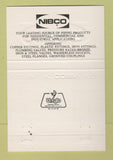 Matchbook Cover - Nibco Oakland CA Piping Products 40 Strike