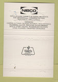 Matchbook Cover - Nibco Vernon CA Piping Products 40 Strike