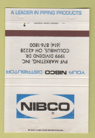 Matchbook Cover - Nibco Columbus OH Piping Products 40 Strike