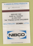 Matchbook Cover - Nibco Memphis TN Piping Products 40 Strike