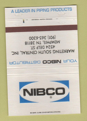 Matchbook Cover - Nibco Memphis TN Piping Products 40 Strike