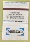 Matchbook Cover - Nibco Atlanta GA Piping Products 40 Strike